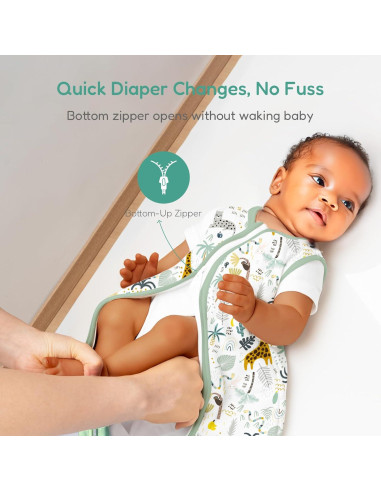 Saco de Sueño para Bebé 1.0 TOG - Manta Suave y Acogedora