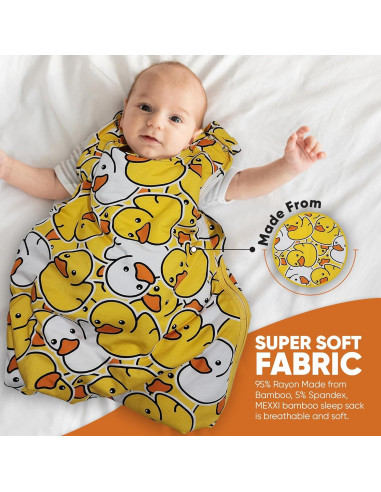 Saco de Sueño para Bebés Luxure 0-6 Meses - Manta Portátil 1.0 TOG