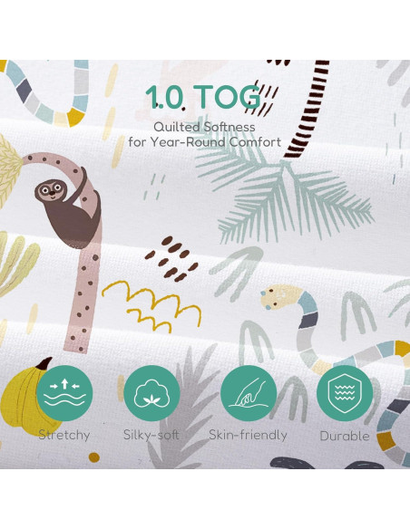 Saco de Sueño para Bebé 1.0 TOG - Manta Suave y Acogedora