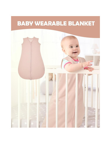 Saco de Sueño Bebé Lilian&Gema Unisex 0.5 TOG Mediano Rosa