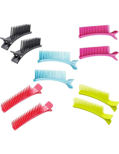 2 Clips de Pelo Cocodrilo Beavorty para Estilismo Profesional