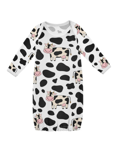 Vestido de Dormir de Algodón para Bebés WIFIU 0-12 Meses
