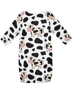 Vestido de Dormir de Algodón para Bebés WIFIU 0-12 Meses 2