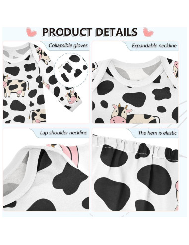 Vestido de Dormir de Algodón para Bebés WIFIU 0-12 Meses