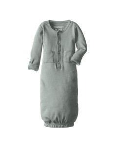 Vestido Orgánico para Bebés L'ovedbaby Verde Mar 0-3 Meses