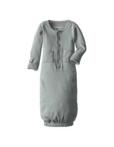 Vestido Orgánico para Bebés L'ovedbaby Verde Mar 0-3 Meses