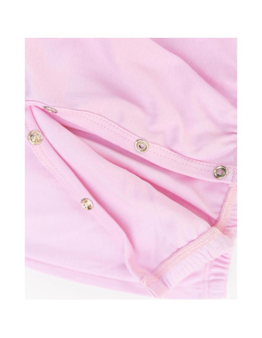 Bata Convertidora Bebé 100% Algodón Pima Rosa 0-3 Meses