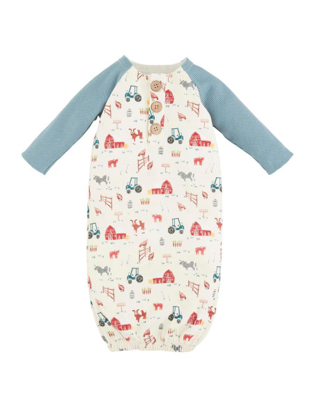 Vestido de Dormir para Bebé Mud Pie de Algodón 0-3M
