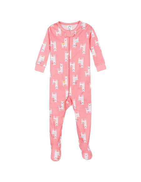 Pijamas con pies para niñas Gerber 24 meses paquete de 4