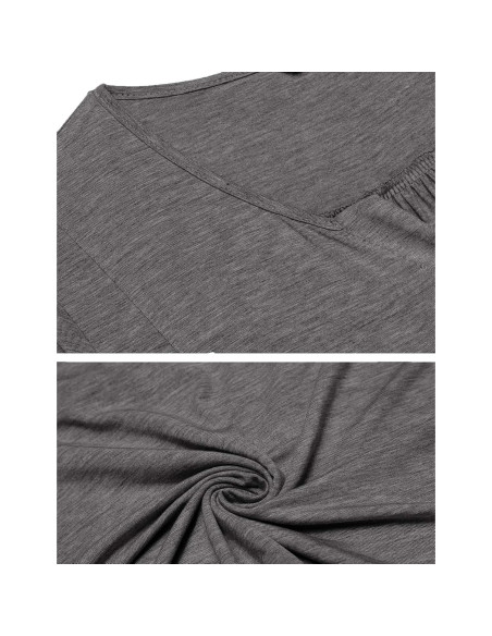 Bata de Maternidad Ekouaer para Trabajo y Lactancia S-XXL