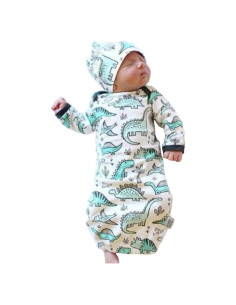 Pijamas de Dinosaurio COLOOM para Bebés 0-6M, Saco de Dormir
