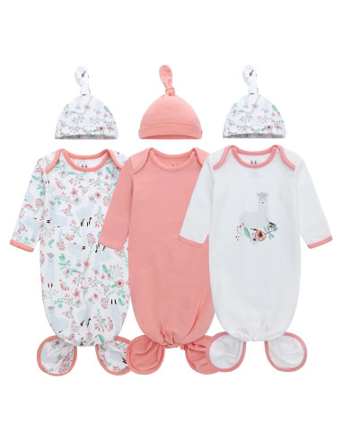 Conjunto de Gowns Anudados para Bebé Milagroso 6-12 Meses