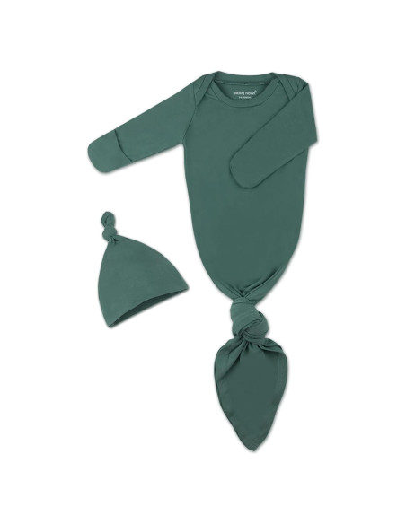 Vestido de Nudo para Bebé Baby Noah 0-3 Meses Verde Oscuro