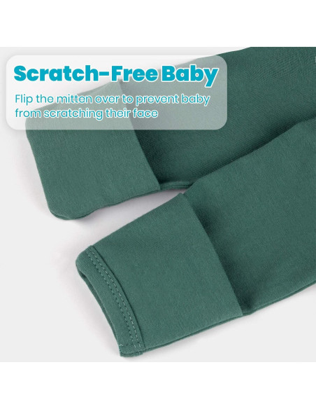 Vestido de Nudo para Bebé Baby Noah 0-3 Meses Verde Oscuro