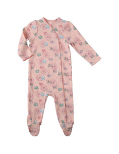 Pijama de bebé Asher y Olivia 100% Algodón Flores Ruborizadas 6-9 Meses 2