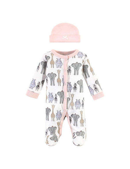 Conjunto y Gorro para Bebé Prematuro Unisex Hudson Baby