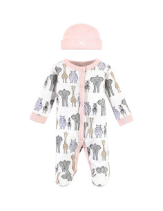 Conjunto y Gorro para Bebé Prematuro Unisex Hudson Baby 2