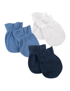 Manoplas para Bebé HonestBaby 100% Algodón Orgánico 3 Pzas