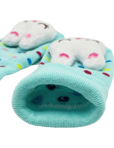 6 Pares de Calcetines Antideslizantes 3D para Bebés FedMois