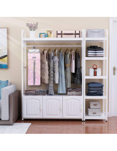 Organizador de Pañales Colgante Orzbow Rosa 7 Áreas Desmontable