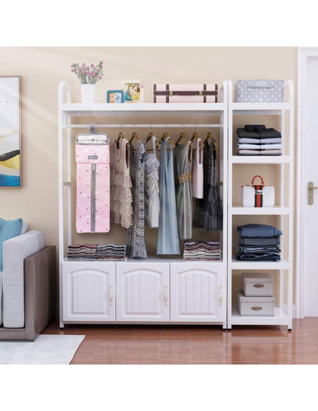 Organizador de Pañales Colgante Orzbow Rosa 7 Áreas Desmontable