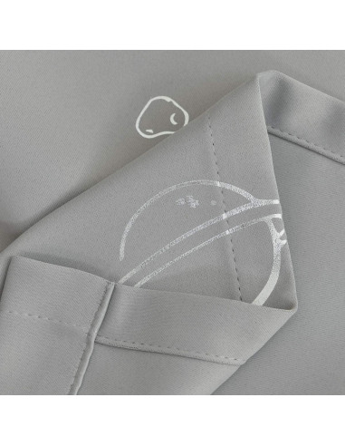 Cortinas Opacas Vangao 132x213 cm Espacio I Gris Set de 2