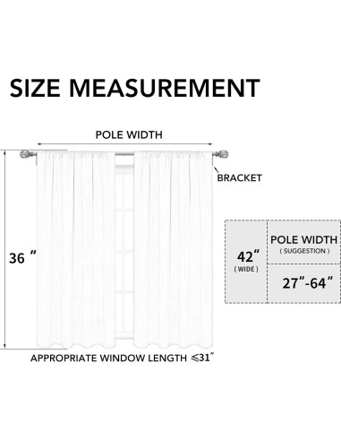Cortinas Blackout Easy-Going 106.68x91.44 cm Aislantes Térmicas