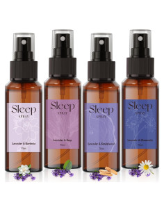 Set de 4 Sprays de Almohada SCENTORINI 75 ml Lavanda Aromaterapia