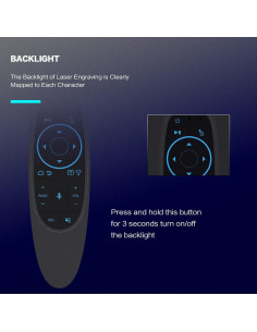 Control Remoto por Voz ASHATA G10S Pro Bluetooth 2.4G 2