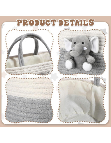 Carrito Organizador de Pañales FoldTier Elefante Grande