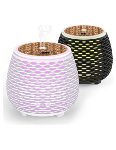 Paquete de 2 Difusores de Aromaterapia APOMATOT 140ml Silenciosos