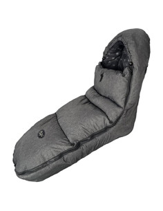 Saco de Silla de Paseo CozyMe Gris Melange Forro Polar