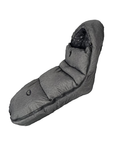 Saco de Silla de Paseo CozyMe Gris Melange Forro Polar