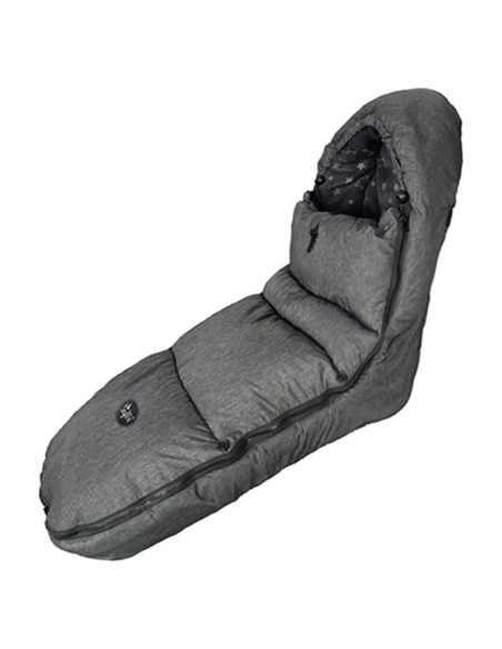 Saco de Silla de Paseo CozyMe Gris Melange Forro Polar
