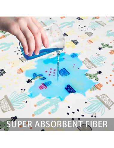 Almohadillas de Cambio para Bebé 3 Piezas Algodón Impermeable