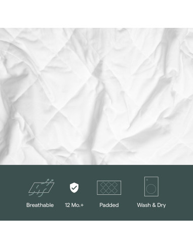 Sábana Ajustada Acolchada Guava Family para Cuna de Viaje