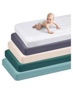 Juego de Ropa de Cuna Newwiee 6 Piezas Microfibra