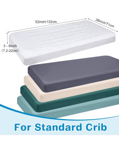 Juego de Ropa de Cuna Newwiee 6 Piezas Microfibra 2