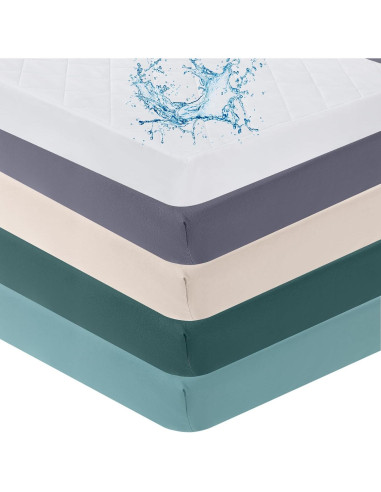 Juego de Ropa de Cuna Newwiee 6 Piezas Microfibra