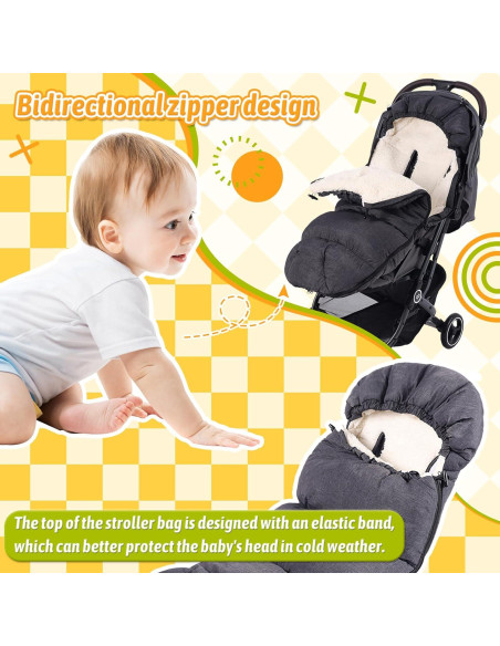 Saco de pies impermeable KERHAND para cochecito invierno 0-3 años