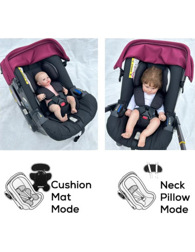 Cojín de Soporte para Cabeza y Cuerpo Feliliber DO-Seat Negro