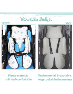 Almohada de Soporte para Cabeza y Cuerpo KAKIBLIN Gris 2