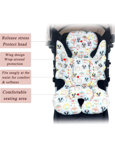 Cojín de Soporte para Bebé StoHua - Almohadilla Suave para Asiento