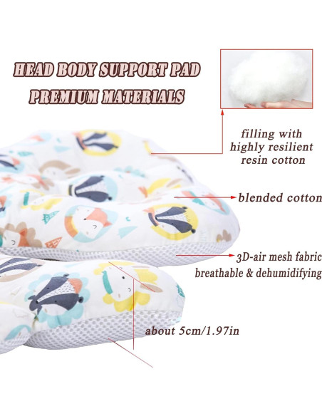 Cojín de Soporte para Bebé StoHua - Almohadilla Suave para Asiento