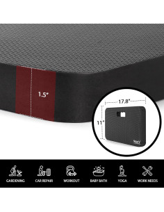 Almohadilla de Rodillas Extra Gruesa NETANY 2 Piezas 44.7x27.9cm 2