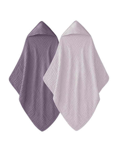 Toallas con Capucha Unnivoll para Bebés 81x81 cm - Paquete de 2