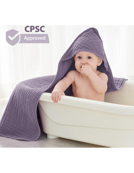 Toallas con Capucha Unnivoll para Bebés 81x81 cm - Paquete de 2