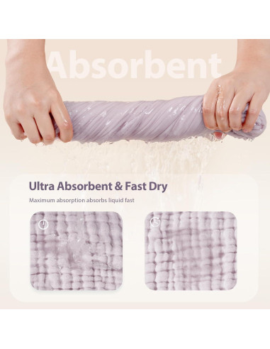 Toallas con Capucha Unnivoll para Bebés 81x81 cm - Paquete de 2