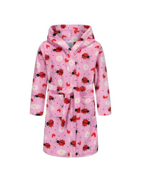 Bata de felpa con capucha para niñas FUNNYPAJA 5-6 años