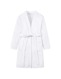 Bata de Toalla Kimono Umeyda para Niños 4T Blanca Suave